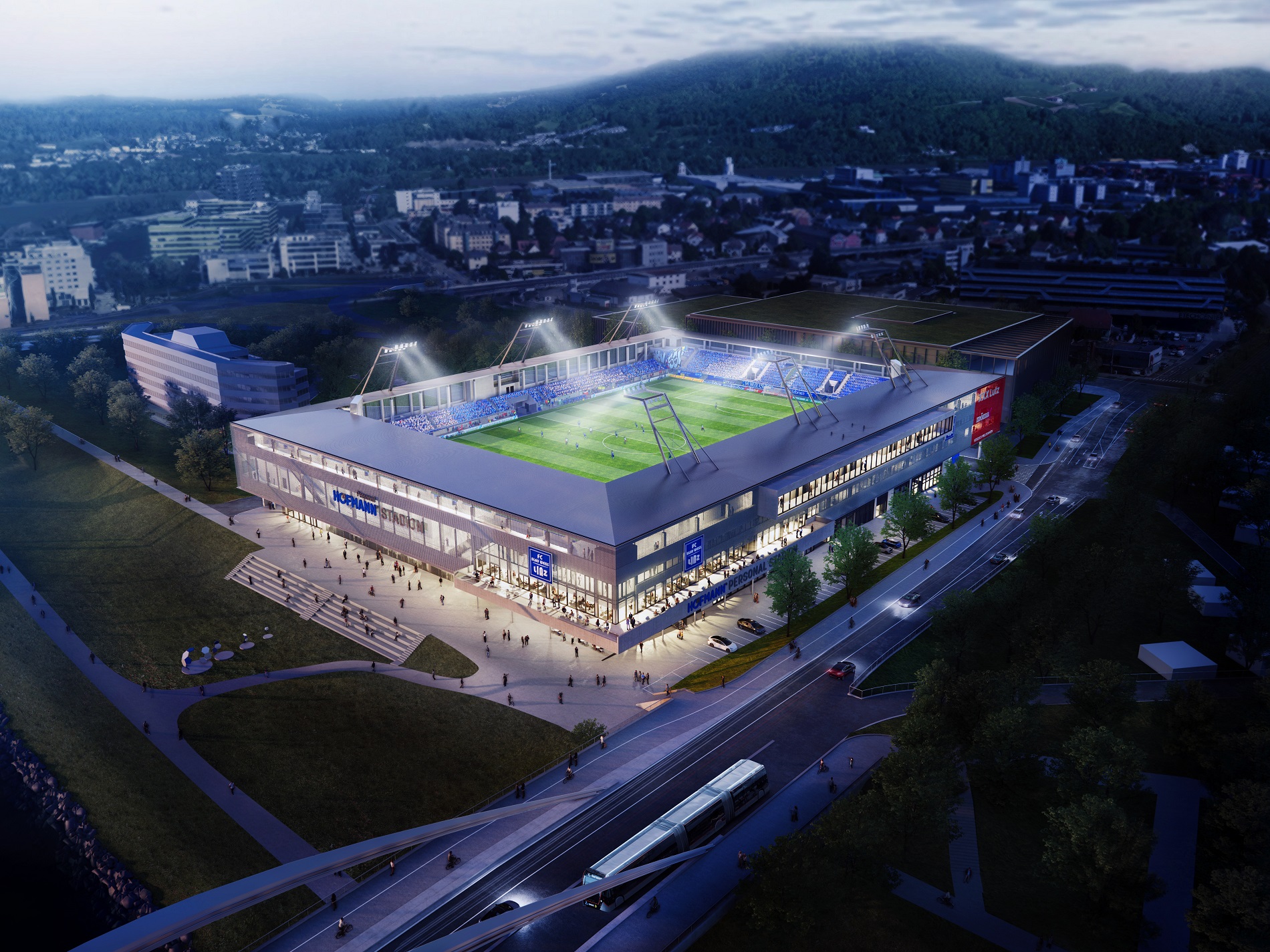 Eröffnung Hofmann Personal Stadion Donauparkstadion Linz Termine 